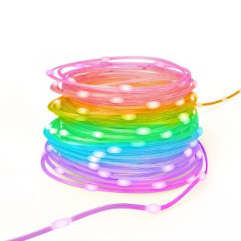   Hama okos WiFi LED fényfüzér kültérre és beltérre, 10 m, RGB, USB (176660)