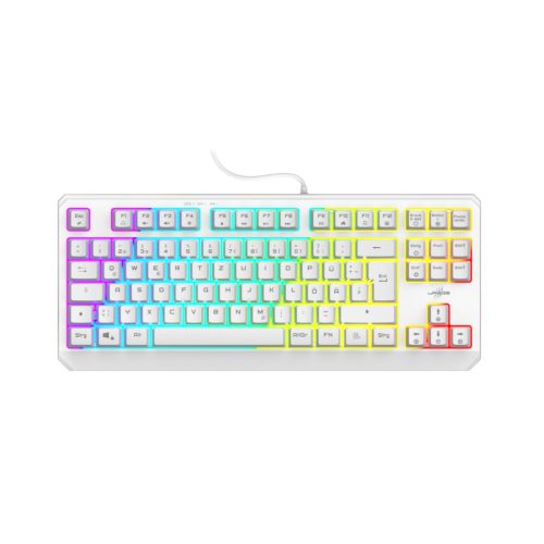 uRage Exodus 220 TKL vezetékes gamer billentyűzet, fehér (217819)