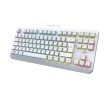 uRage Exodus 220 TKL vezetékes gamer billentyűzet, fehér (217819)