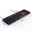 uRage Exodus 910 Low Profile vezetékes gamer billentyűzet, mechanikus, red switch (217834)