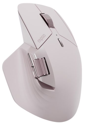 RAPOO MT760M multimode vezeték nélküli optikai egér (Bluetooth, 2,4 GHz), pink (226041)