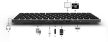 RAPOO UCK-6001 billentyűzet + 8-in-1 USB-C HUB (226412)