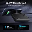 UGREEN 10000mAh kétirányú gyorstöltés powerbank fekete PB311