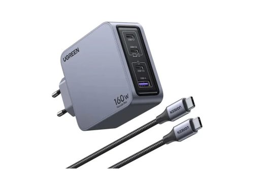 UGREEN Nexode Pro 160W 4 portos GaN gyorstöltő készlet EU X763