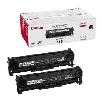 Canon CRG718 Toner Black 2 x 3.400 oldal kapacitás Canon CRG718 Toner Black 2 x 3.400 oldal kapacitás