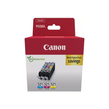 Canon CLI-521 C/M/Y (3x9 ml) Tintapatron Multipack Canon CLI-521 C/M/Y (3x9 ml) Tintapatron Multipack
