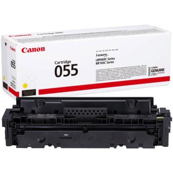 Canon CRG055 Toner Yellow 2.100 oldal kapacitás Canon CRG055 Toner Yellow 2.100 oldal kapacitás