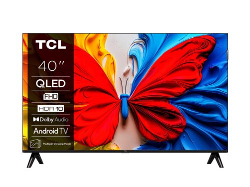 TCL 40" 40S5L Smart LED Televízió, 100 cm, FHD, QLED, HDR10, Android TV