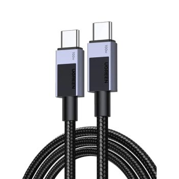   UGREEN USB-C - USB-C PD gyorstöltés kábel Space fekete-szürke 3 m L512