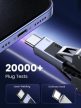 UGREEN USB-C - USB-C PD gyorstöltés kábel Space fekete-szürke 3 m L512