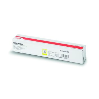 Oki C332/MC363 High Toner Sárga 3000 oldalra