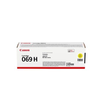 Canon CRG069H Toner Yellow 5.500 oldal kapacitás Canon CRG069H Toner Yellow 5.500 oldal kapacitás