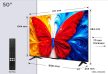 TCL 50" 50S5L Smart LED Televízió, 126 cm, FHD, QLED, HDR10, Android TV