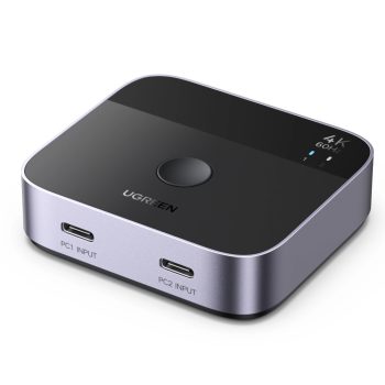 UGREEN USB-C kapcsoló 2 bemenet / 1 kimenet AW502