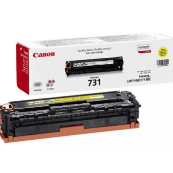 Canon CRG731 Toner Yellow  1.500 oldal kapacitás Canon CRG731 Toner Yellow  1.500 oldal kapacitás
