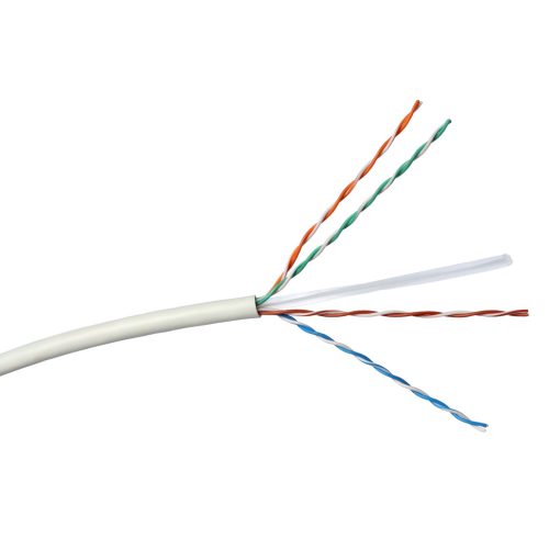 Legrand 632724 Linkeo Cat.6 U/UTP árnyékolatlan PVC AWG23 Eca fehér 305m kartondoboz réz fali kábel