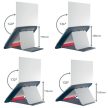 Leitz COSY Ergo laptop állvány, bársony szürke 13-17 laptophoz