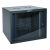 Legrand 646211 Linkeo 19" 9U MAG:494 SZÉL:600 MÉLY:600 MAX: 27kg üvegajtós antracit fali rack szekrény