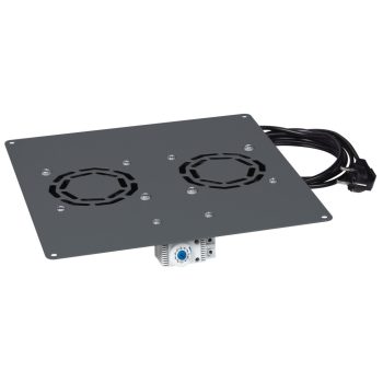   Legrand 646430 2 ventilátoros tetőventilátor és termosztát Lineko álló rack szekrényhez