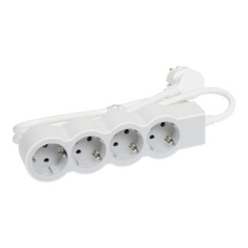   Legrand 694552 4x Schuko aljzat 1,5m vezetékkel fehér-szürke elosztósor