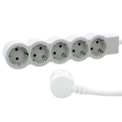Legrand 694555 5x Schuko aljzat 1,5m vezetékkel fehér-szürke elosztósor