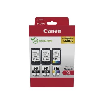 Canon PG-545XLx2 (2x15 ml) + CL-546XL (1x13 ml) Multipack