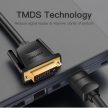 Vention HDMI -> DVI, (fekete), 5m, kábel