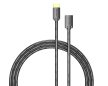 Vention HDMI/M -> HDMI/F (4K, HD, PVC, fekete), 0,5m, kábel