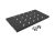 Lanberg AK-1001-B 19" 1U MÉLY:270mm MAX:120kg 4 ponton rögzíthető fix fekete rack polc