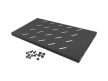 Lanberg AK-1001-B 19" 1U MÉLY:270mm MAX:120kg 4 ponton rögzíthető fix fekete rack polc