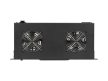 Lanberg AK-1502-B 19" 1U 2x ventilátor + termosztát egység LCD kijelzővel