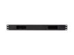 Lanberg AK-1703-B 19" 1U műanyag csatornás fekete kábelrendező