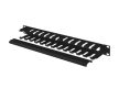 Lanberg AK-1704-B 19" 1U fekete csatornás kábelrendező