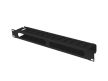 Lanberg AK-1704-B 19" 1U fekete csatornás kábelrendező