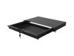 Lanberg AK-2002-B 19" 1U 483x270mm 4x ponton rögzíthető 30kg terhelhetőségű fekete rack fiók