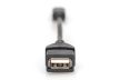 DIGITUS AK-300310-002-S OTG 2.0 mini USB-B - USB-A anya adapter