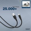 DIGITUS AK-300340-020-S High Speed USB-A 2.0 - USB Type-C szilikon kábel 2m