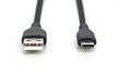 DIGITUS AK-300340-020-S High Speed USB-A 2.0 - USB Type-C szilikon kábel 2m