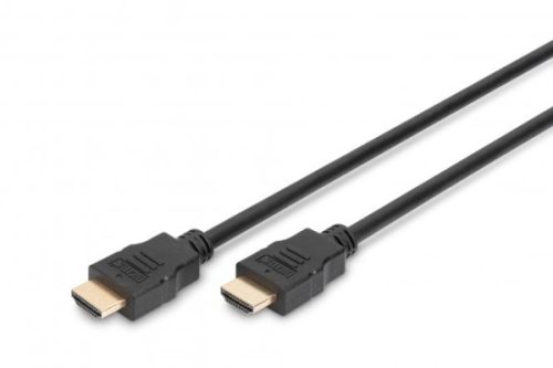 DIGITUS AK-330107-010-S High Speed UHD 4K 3D 30Hz 2.0 aranyozott Ethernet HDMI kábel 1m