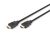 DIGITUS AK-330107-010-S High Speed UHD 4K 3D 30Hz 2.0 aranyozott Ethernet HDMI kábel 1m