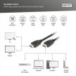 DIGITUS AK-330107-010-S High Speed UHD 4K 3D 30Hz 2.0 aranyozott Ethernet HDMI kábel 1m