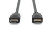 DIGITUS AK-330107-010-S High Speed UHD 4K 3D 30Hz 2.0 aranyozott Ethernet HDMI kábel 1m
