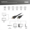 DIGITUS AK-330107-050-S High Speed UHD 4K 3D 30Hz 2.0 aranyozott Ethernet HDMI kábel 5m