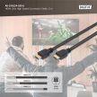 DIGITUS AK-330124-020-S High Speed UHD 8K 3D 60Hz 2.1 aranyozott Ethernet HDMI kábel 2m