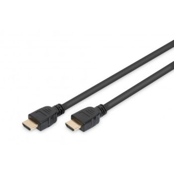   DIGITUS AK-330124-030-S High Speed UHD 8K 3D 60Hz 2.1 aranyozott Ethernet HDMI kábel 3m