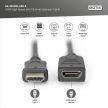 DIGITUS AK-330201-020-S High Speed UHD 4K 30Hz 1.4 HDMI Ethernet hosszabbító kábel 2m