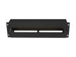 Lanberg AK-VDP103-B 19" 3U DIN sínes fedeles fekete kismegszakító tartó panel