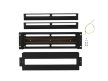 Lanberg AK-VDP103-B 19" 3U DIN sínes fedeles fekete kismegszakító tartó panel