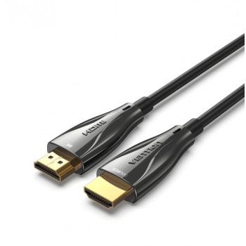   Vention HDMI/M -> HDMI/M HD, (8K, optikai kábel, fekete, 1080P@160Hz /2K@144Hz /4K@120Hz / 8K@60Hz, Átviteli sebesség: 48Gbps), 20m, kábel
