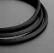 Vention 3.5mm jack/M -> 2*3.5mm jack/F,  (szövet, stereo splitter, fekete), 0,3m, kábel
